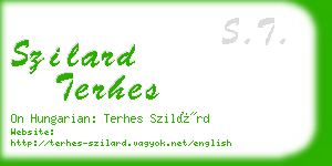 szilard terhes business card